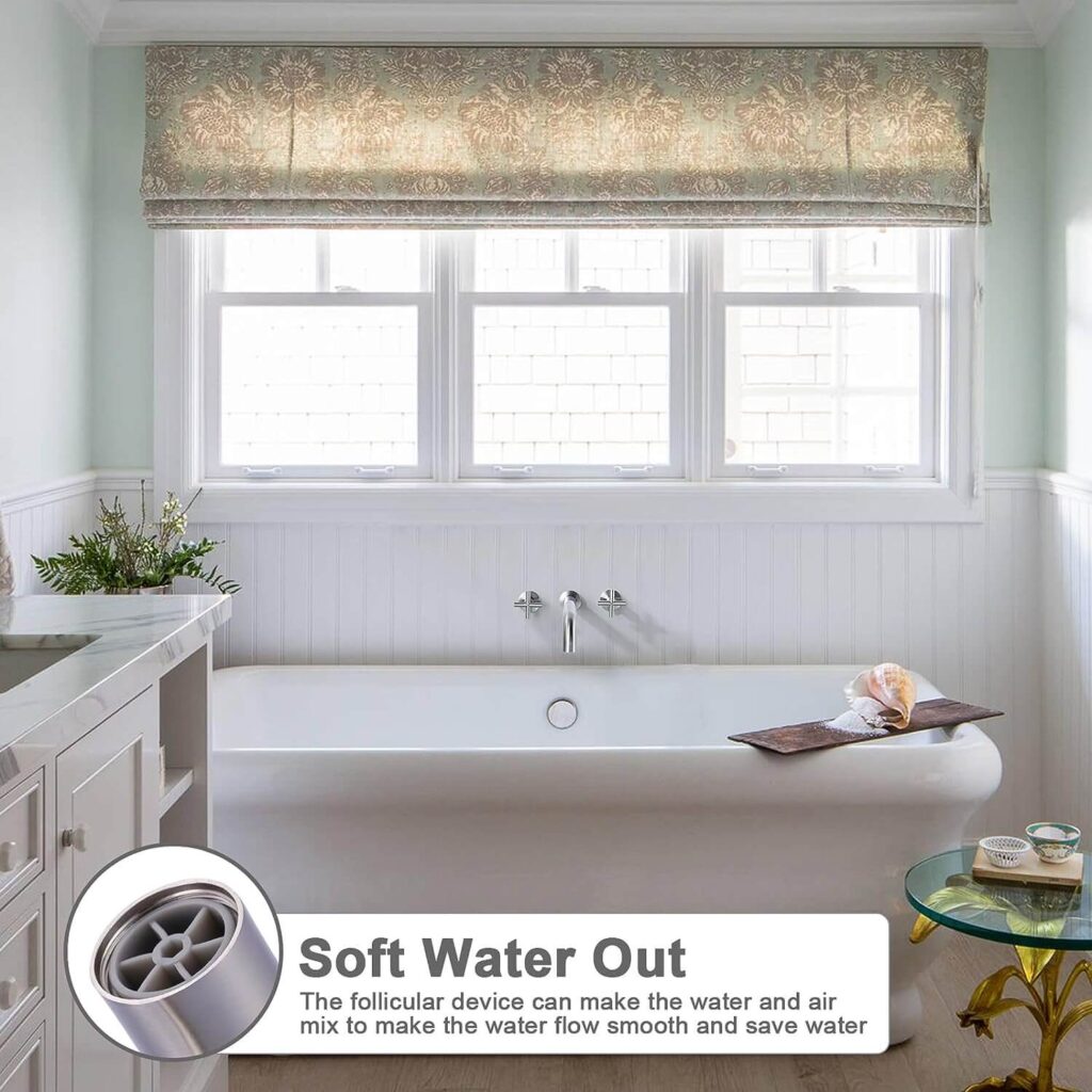 ARCORA Brushed Nickel Wall Mount Tub Filler With 2 Cross Handle 3 ARCORA Brushed Nickel Wall Mount Tub Filler With 2 Cross Handle - Bathtub Faucets - 3