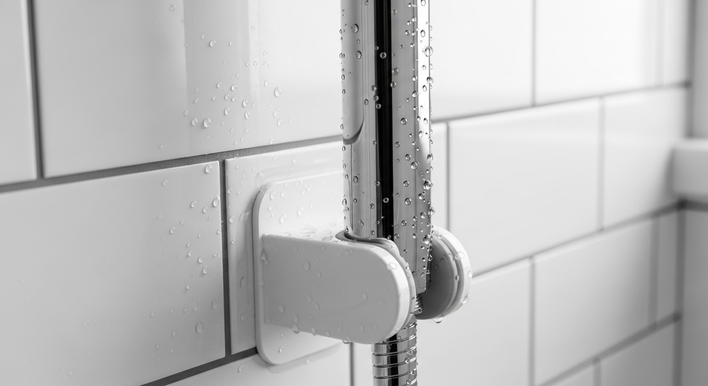 handheld shower head holder adhesive