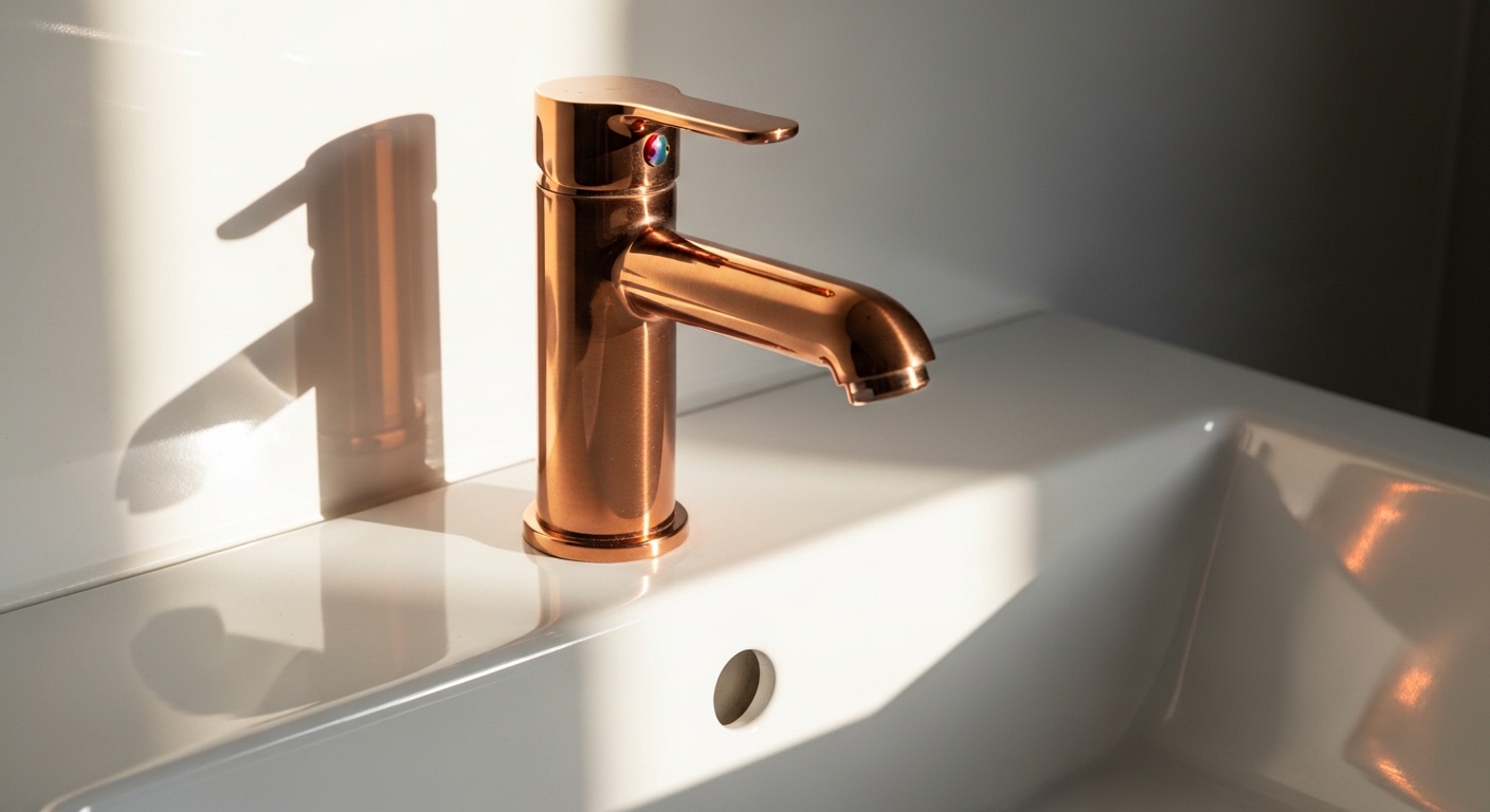 copper vanity tap