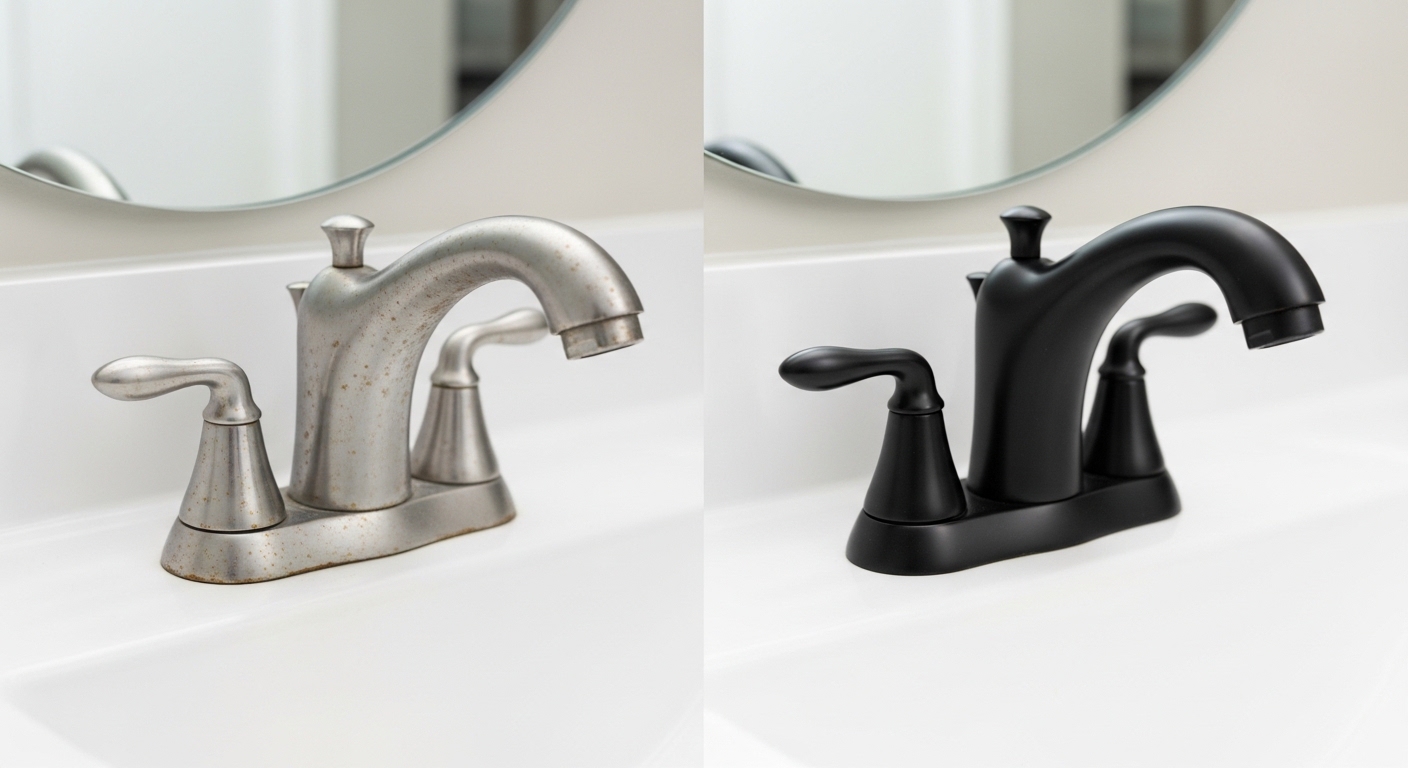 rust oleum faucet paint