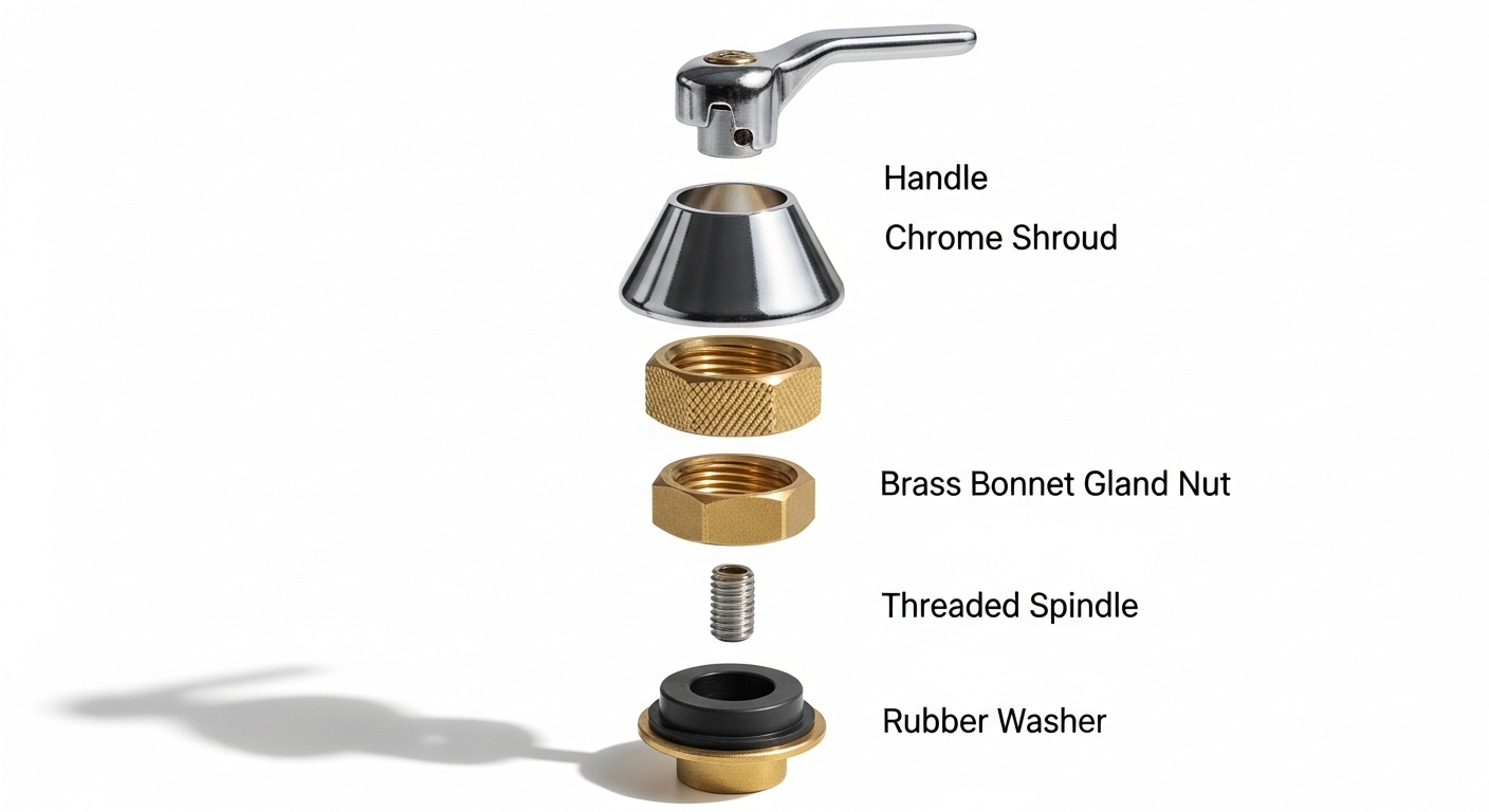 how to remove old tap spindle