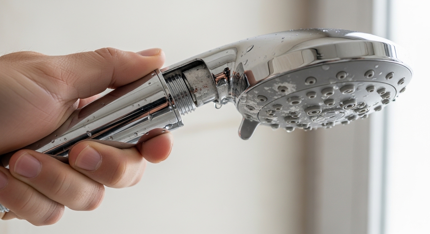 low pressure in shower head how to fix