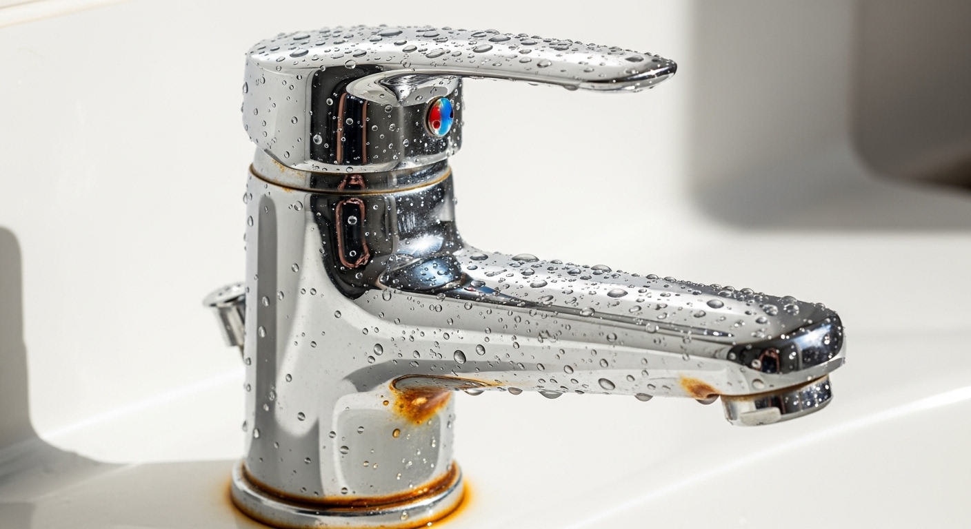 rusted faucet