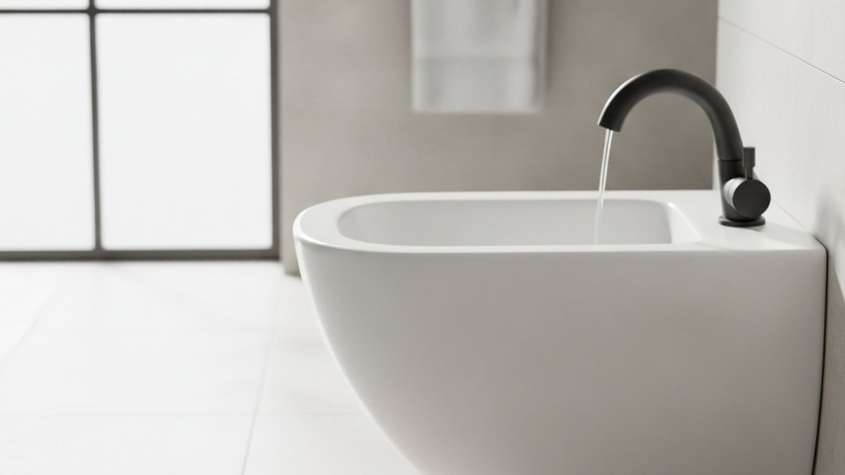 bidet faucet matte black