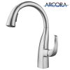 2311701 gooseneck kitchen faucet with pull out sprayer