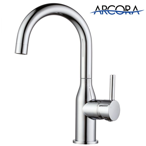 2320201C ARCORA bathroom basin mixer taps with swivel spout
