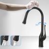 ARCORA Touchless Kitchen Faucets Black Single Handle With Pull Down Sprayer 6 1