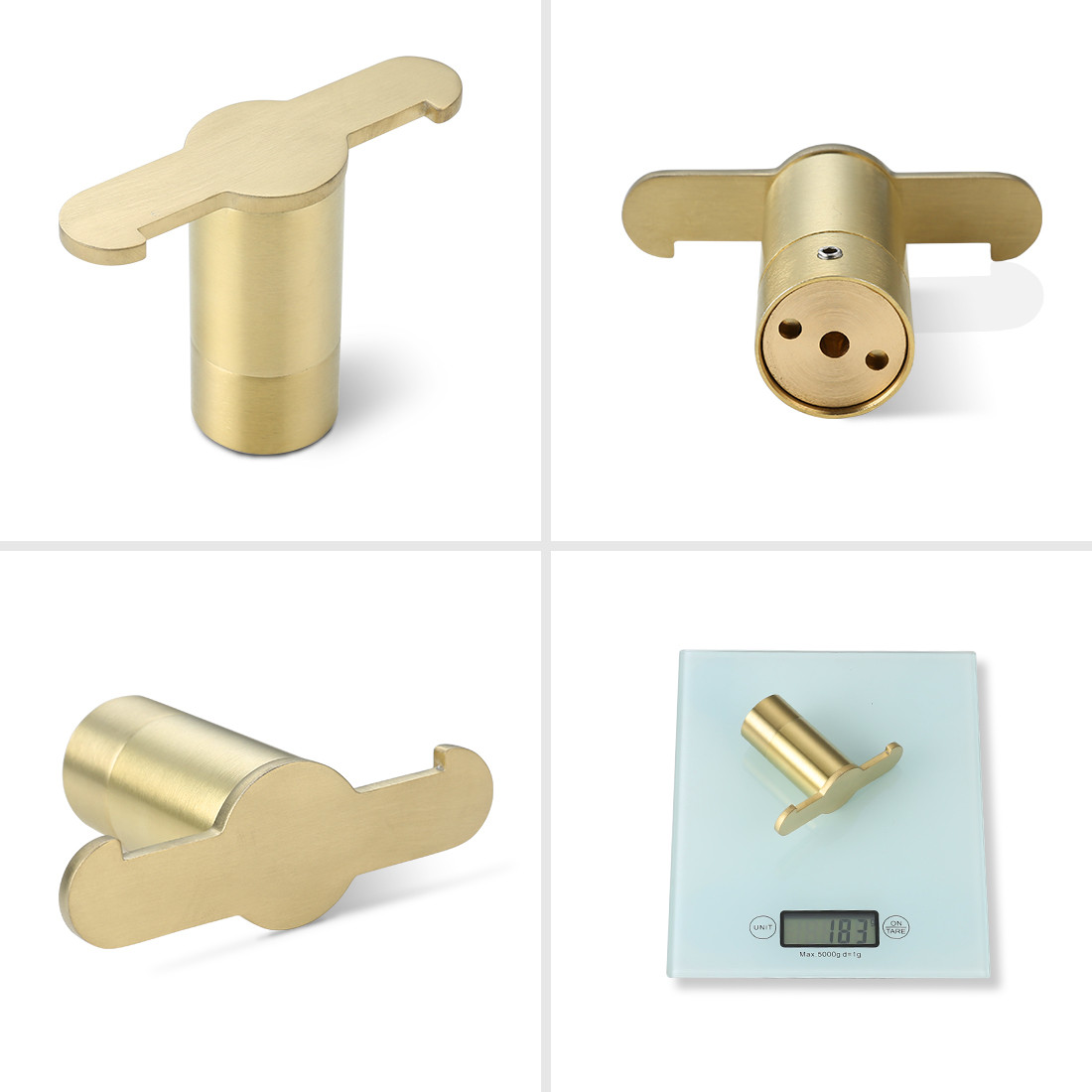 ARCORA brushed gold towel hooks ARCORAFAUCET