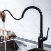 Simplice Kitchen Faucet Matte Black with Pull Down Sprayer 5