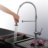 43 Chrome Kitchen Faucet Swivel Spout Single Handle Sink Pull Down Spray Mixer Tap 2
