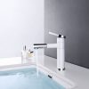 arcora bathroom vessel faucet single handle basin faucet brass 360 swivel white bathroom sink faucet basin mixer tap 2 scaled