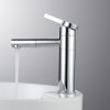 arcora modern single hole bathroom faucet single handle bathroom faucet chrome with swivel spout
