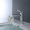 arcora modern single hole bathroom faucet single handle bathroom faucet chrome with swivel spout 2 scaled