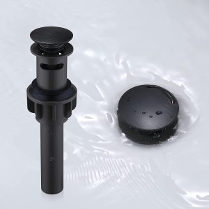 ARCORA Oil Rubbed Bronze Bathroom Sink Pop up Drain Stopper with Overflow