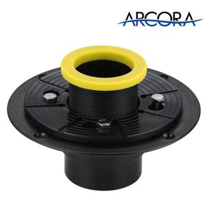 ARCORA 2-Inch ABS Shower Drain Base for Square & Linear Shower Drain