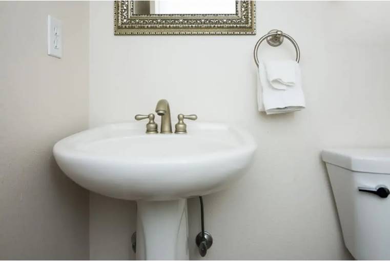 How To Fix A Pedestal Sink To The Wall ARCORA FAUCETS