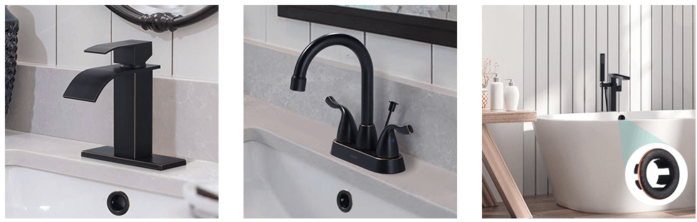 ARCORA Bathroom Kitchen Sink Hole Overflow Ring Cover Oil Rubbed Bronze (2, 6 Packs) - Faucet Accessories - 4