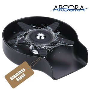 ARCORA Matte Black Stainless Steel Glass Washer for Kitchen Sink