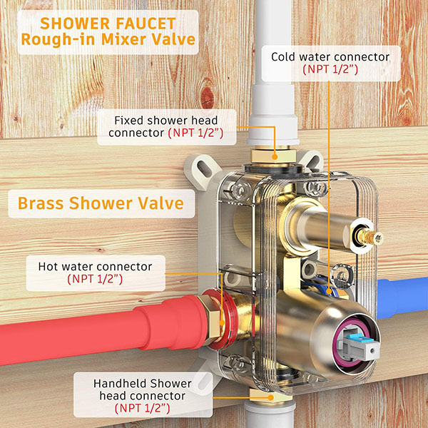 Elevate Your Shower Experience with a Brushed Nickel Shower Faucet with Diverter - Blog - 2