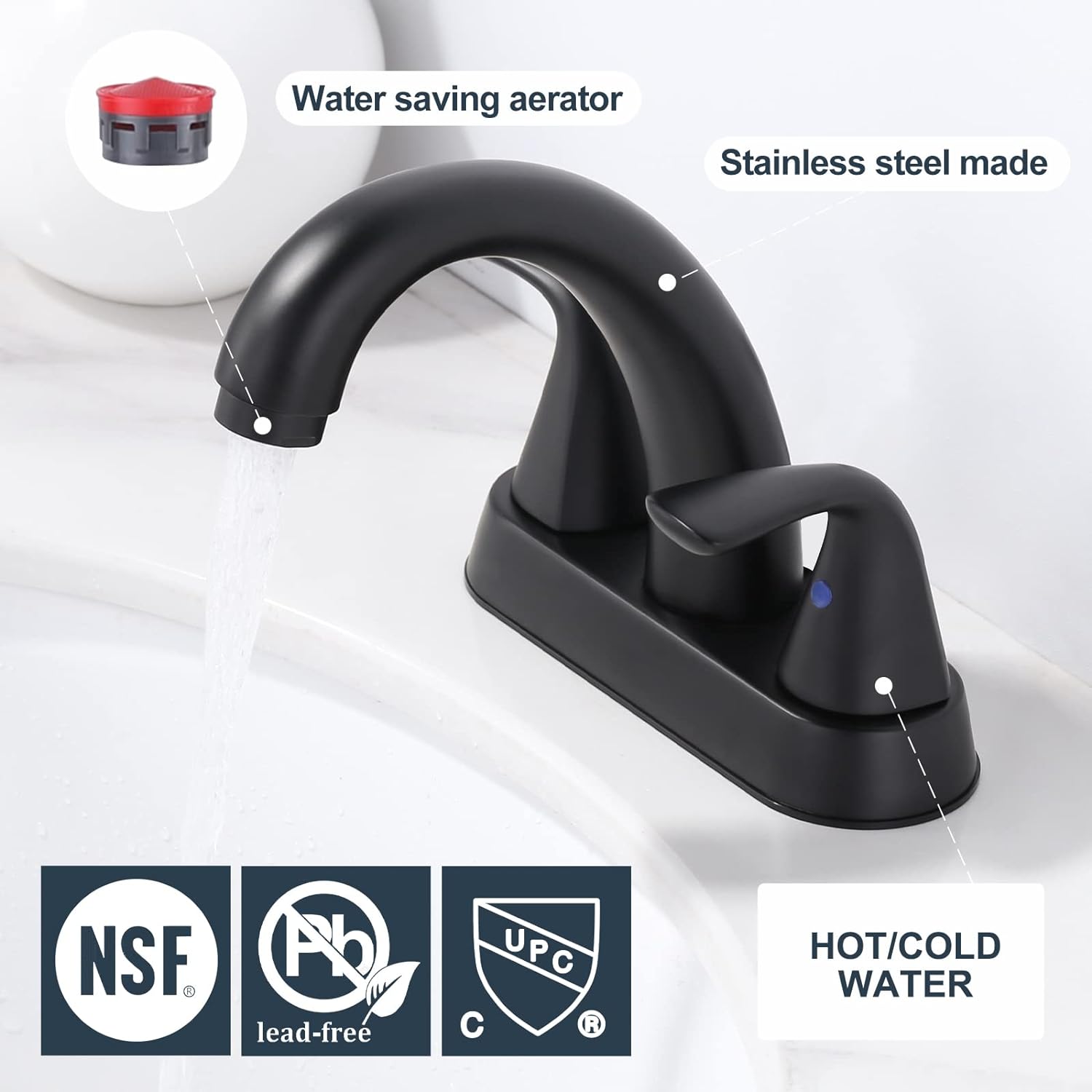4 Inch Centerset Bathroom Faucetnull