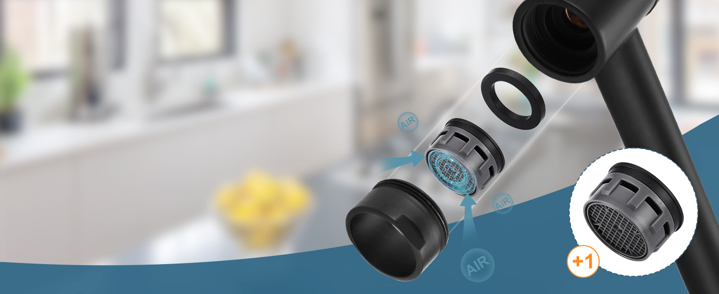 ARCORA Deck Mounted Solid Brass Pot Filler Matte Black Kitchen Folding Faucet - Pot Filler Kitchen Faucets - 3