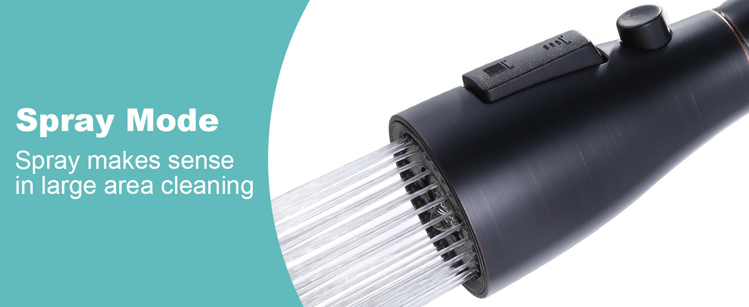 ARCORA 3-Function Oil Rubbed Bronze Kitchen Faucet Spray Head Replacement with 9 Adapters - Faucet Accessories - 5