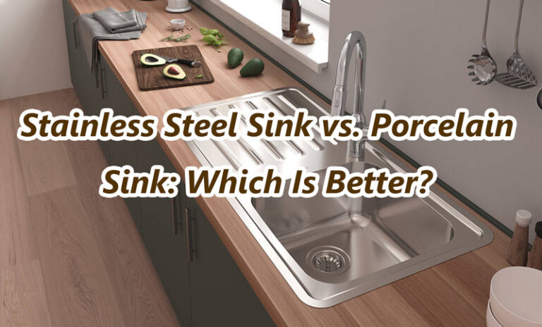 Stainless Steel Sink vs. Porcelain Sink: Which Is Better? – ARCORA FAUCETS