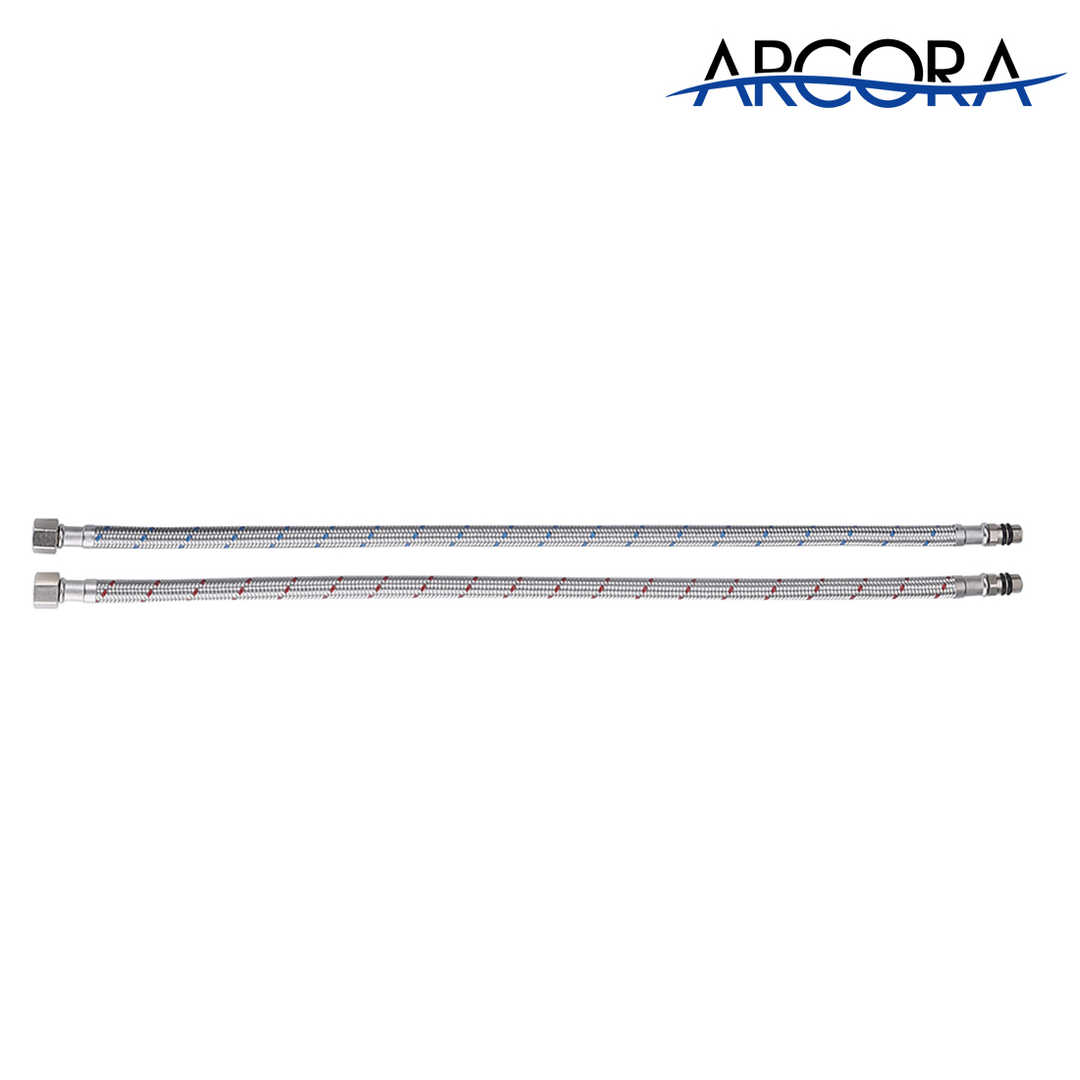 ARCORA 1/2″ Stainless Hot&Cold Braided Nylon Water Supply Line