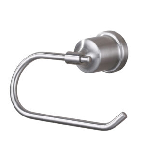 Crooked Wall-Mount Single Toilet Paper Holder Moderne Stainless Steels in Brushed Nickel