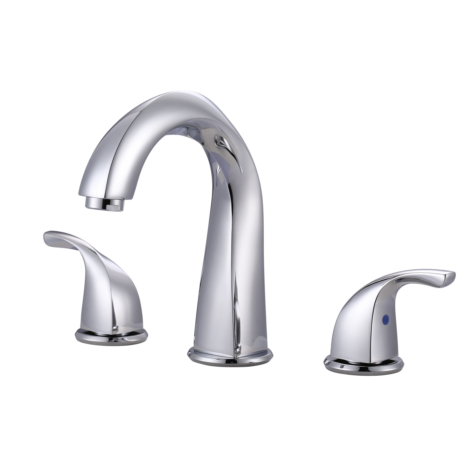 8 in. Widespread Double Handle Bathroom Faucet in Chrome