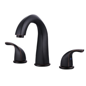 8 in. Widespread Double Handle Bathroom Faucet in Oil Rubbed Bronze