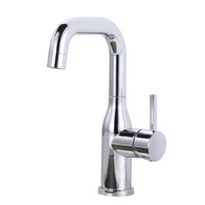 Single Handle Deck Mounted Bar Faucet Deckplate Not Included in Chrome