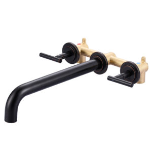 Wall Mounted 2-Handle Bathtub Roman Tub Faucet in Oil Rubbed Bronze