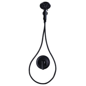 7-Spray Single Handle Shower Faucet 1.8 GPM with Detachable Handheld Shower Head in Matte Black