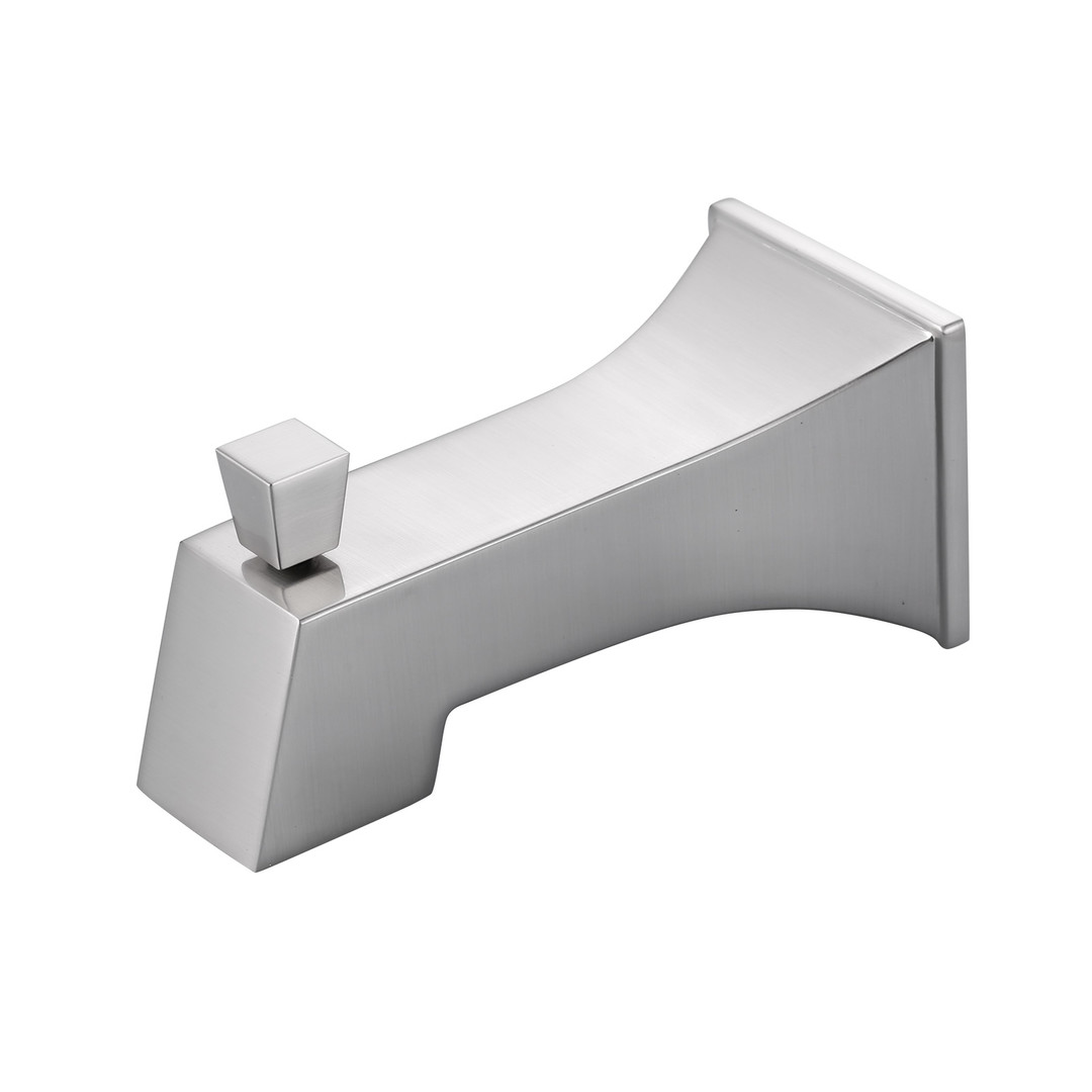 (1-Pack)5.9 in Replacement With Diverter Tub Spout in Brushed Nickel