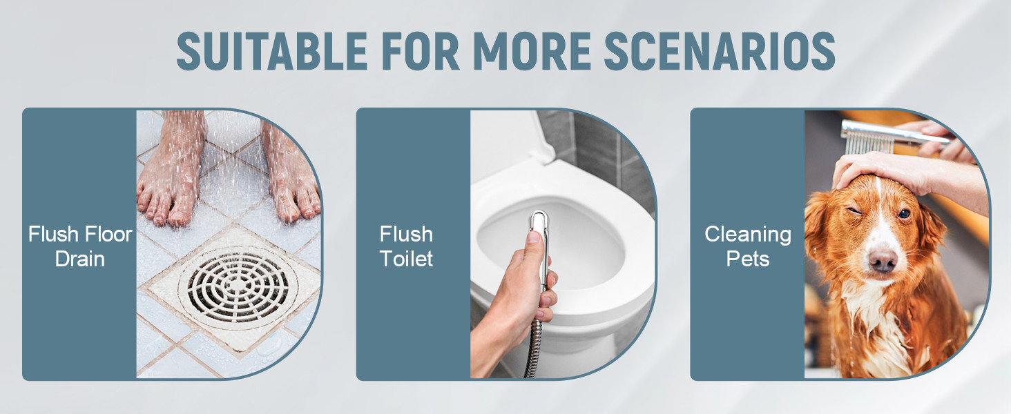 ARCORA Chrome High Flow Freestanding Bathtub Faucet with Handheld Sprayer - Bathtub Faucets - 2