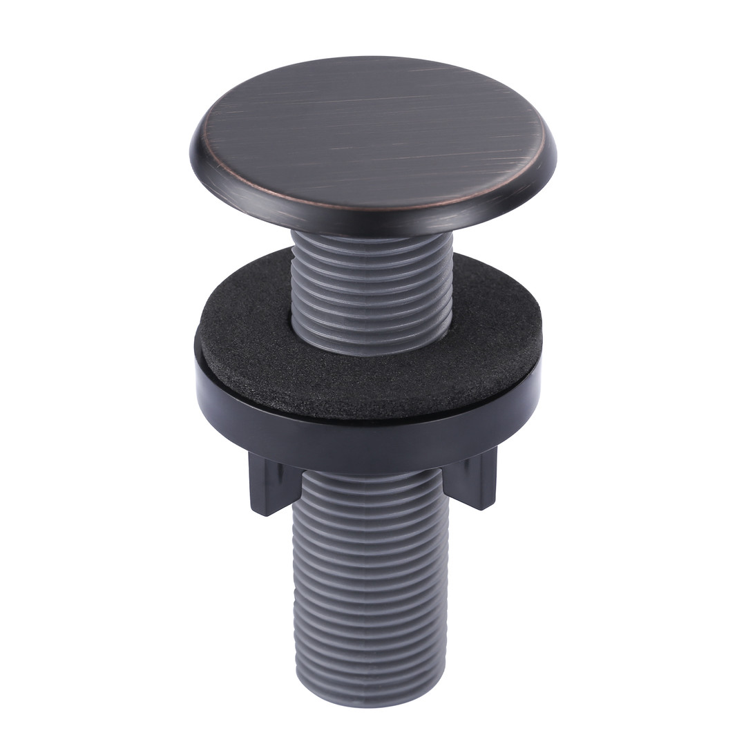 1.79 in. x 3.13 in. Round Plastic Sink Hole Covers in Oil Rubbed Bronze