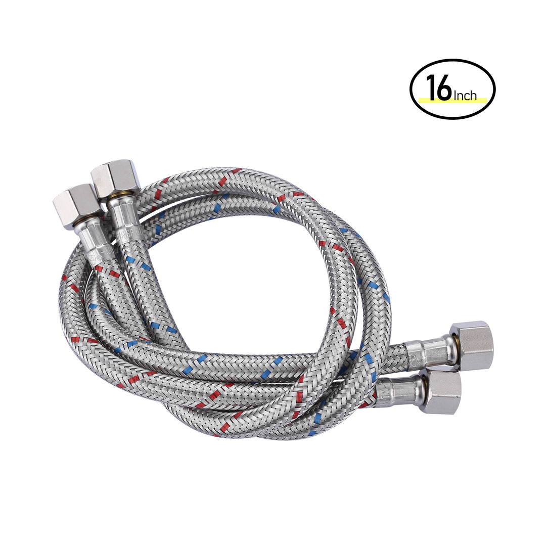1/2 in. FIP x 16 in. Stainless Steels Faucet Supply Line
