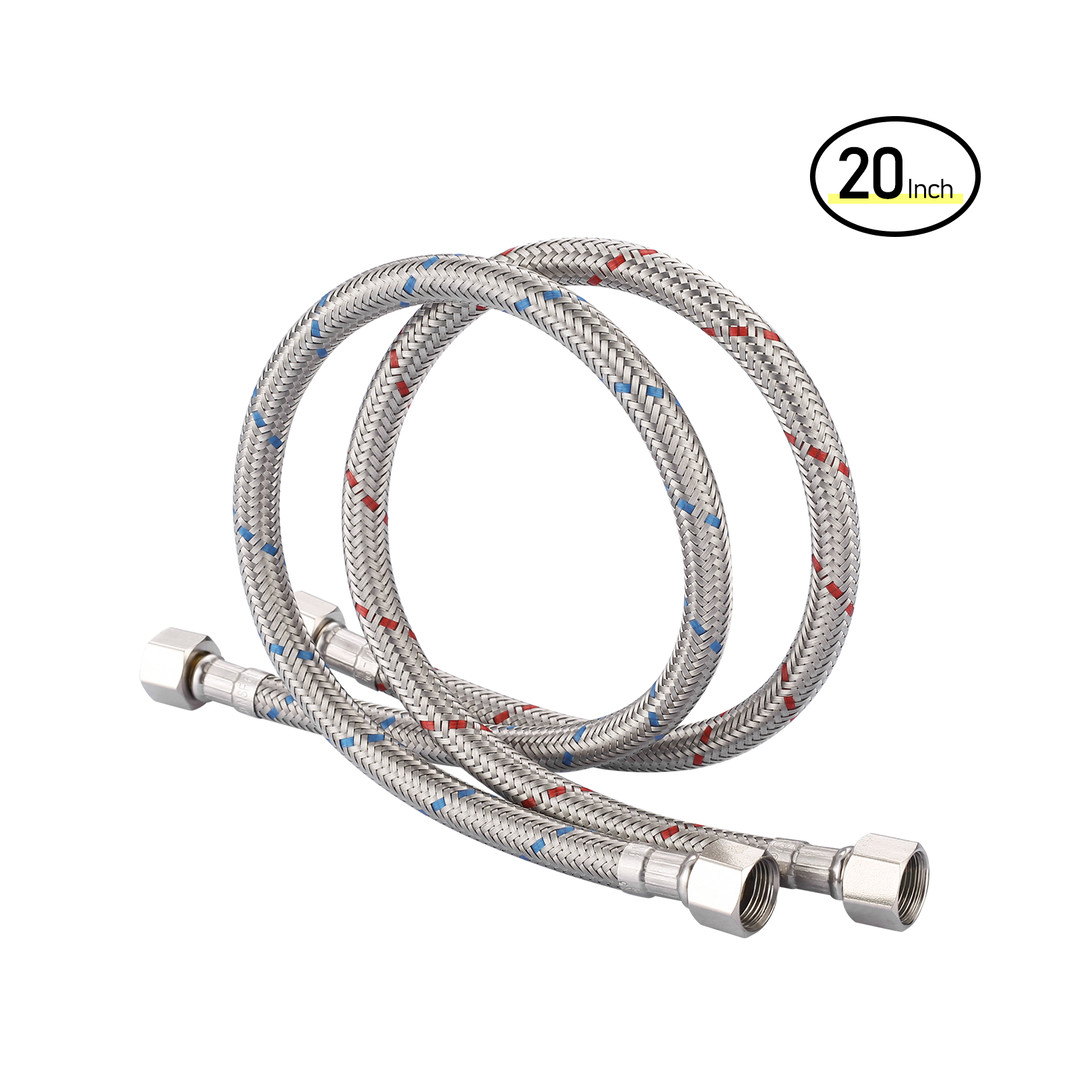 1/2 in. FIP x 20 in. Stainless Steels Faucet Supply Line