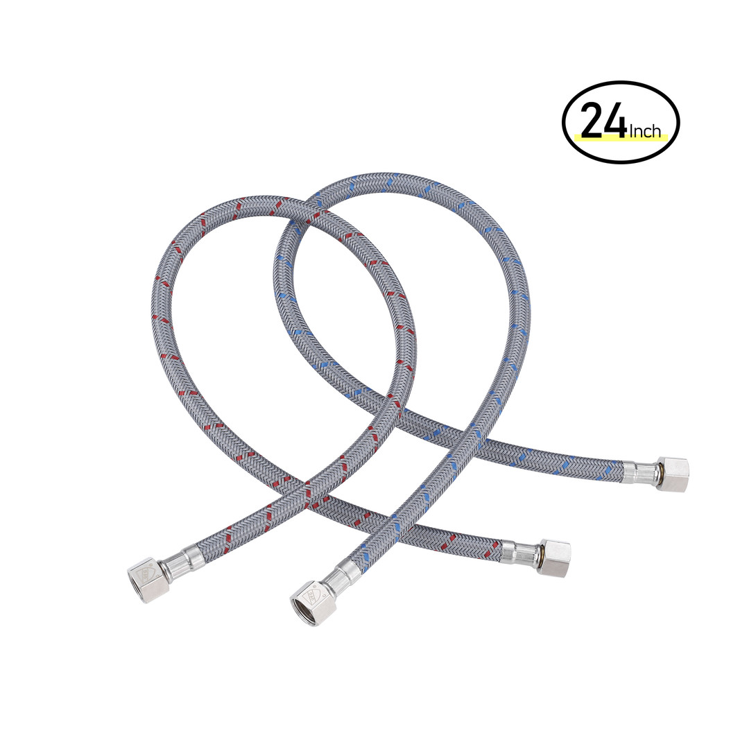 1/2 in. FIP x 24 in. Stainless Steels Faucet Supply Line