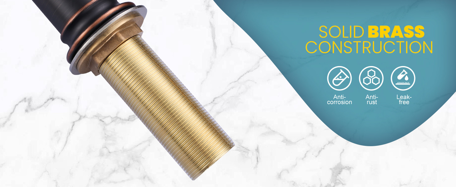 ARCORA Oil Rubbed Bronze High Arched Bridge Farmhouse Kitchen Faucet with Pull Down Sprayer - Centerset Bathroom Faucets - 5