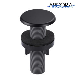 ARCORA Matte Black Premium Kitchen Sink Hole Cover for Soap Dispenser Sprayer