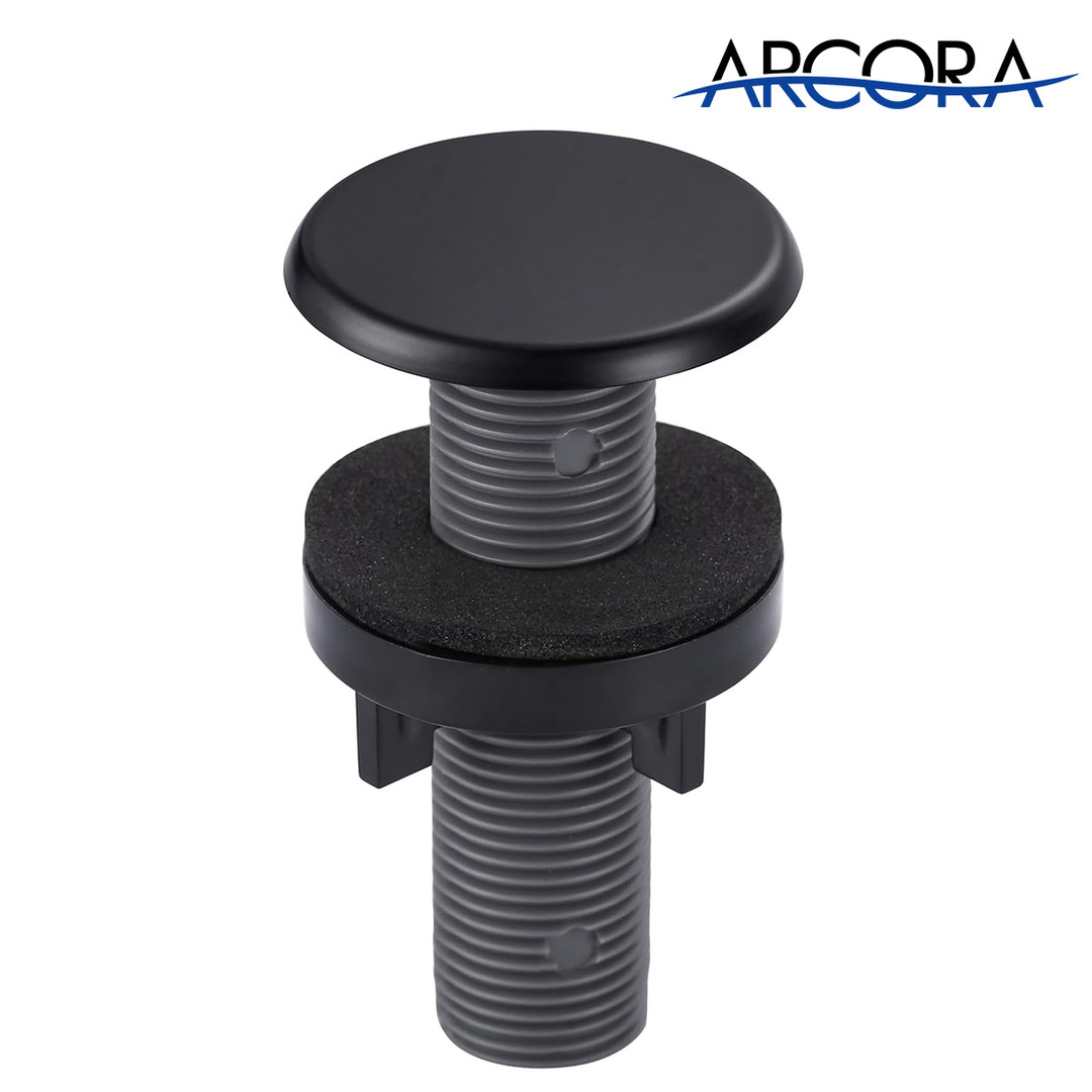 ARCORA Matte Black Premium Kitchen Sink Hole Cover for Soap Dispenser Sprayer