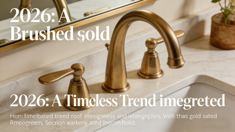 Brushed Gold Finish in 2026: A Timeless Trend Reimagined – ARCORA FAUCETS