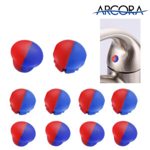 ARCORA 2 Size Hot and Cold Temperature Sign Buttons Suitable for 6.7-7mm & 7.8-8.0mm Holes (10 PCS)