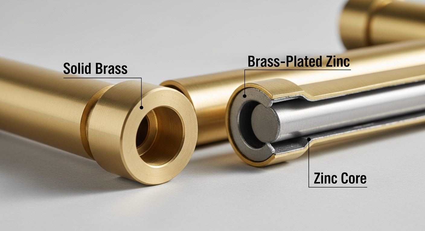 brass faucet real