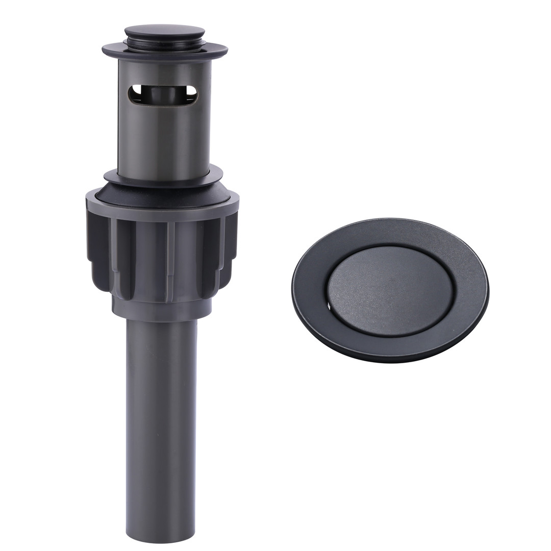 ARCORA Pop Up Sink Drain with Overflow, Bathroom Basin Drain Stopper