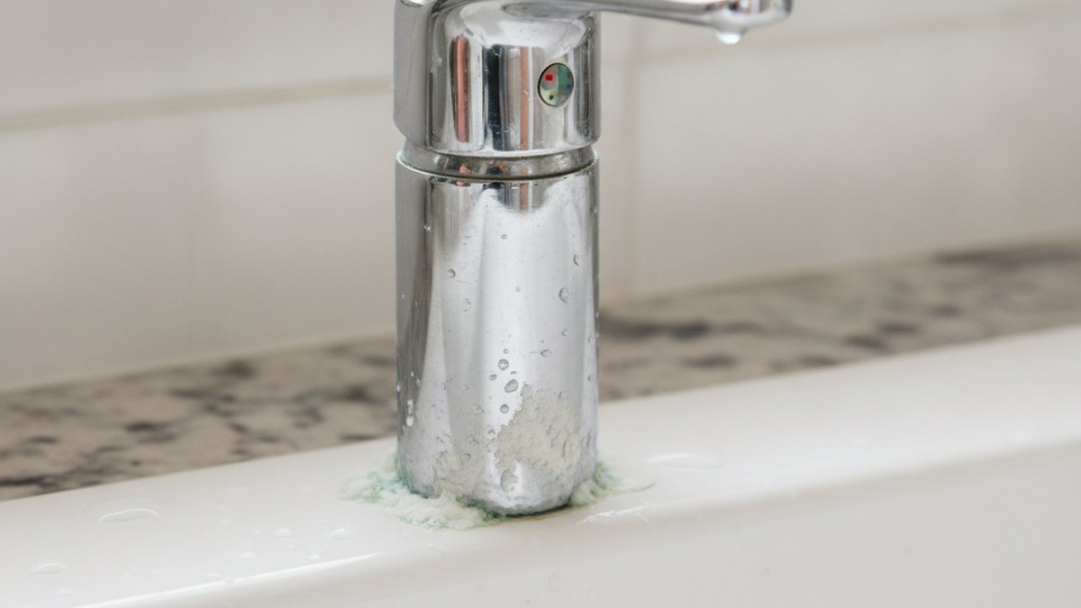 hard water stain remover taps