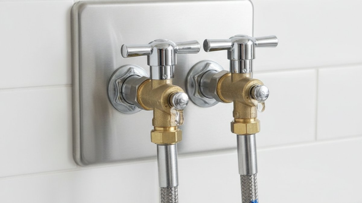 how to fix leaky faucet washing machine