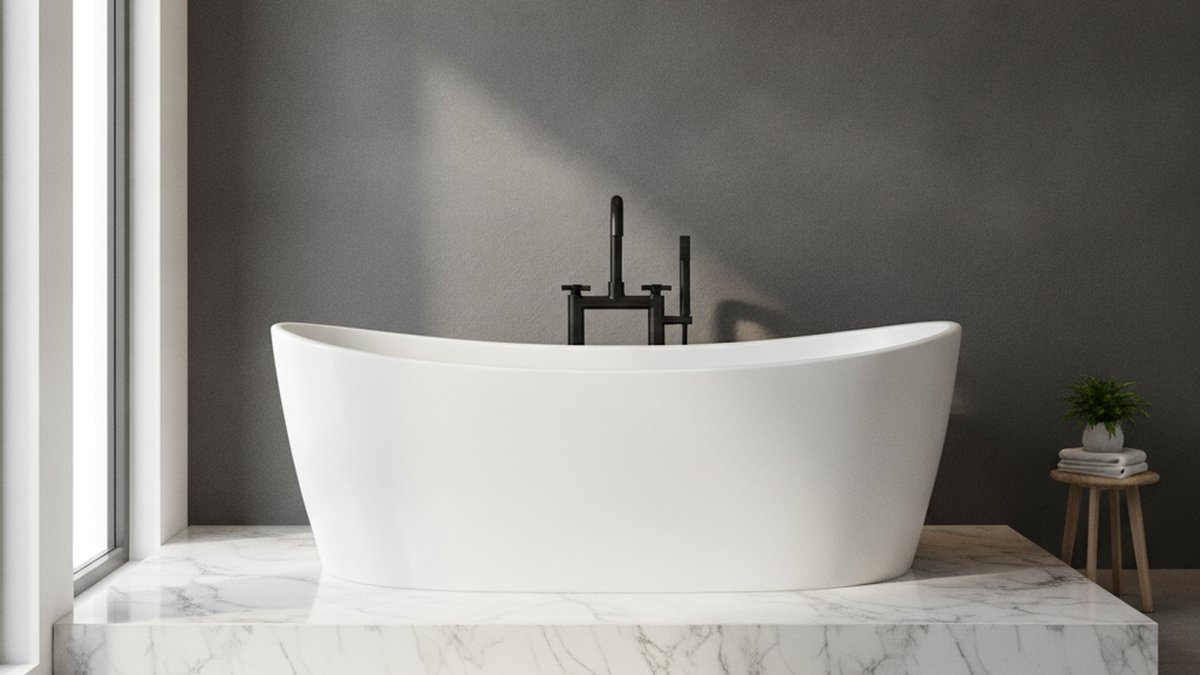 roman tub filler matte black
